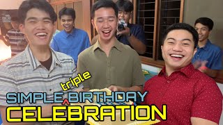 Vlog 45 Our Simple Triple Birthday Celebration  Paano Magdiwang ng Birthday sa Seminaryo [upl. by Dis]