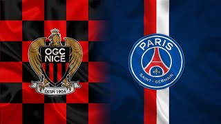 Nice vs PSG Live [upl. by Aoniak]