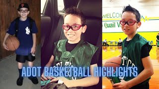 Adot reacts to his OLD basketball highlights and videos [upl. by Nike]