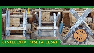 Cavaletto per taglio legna [upl. by Ynez69]