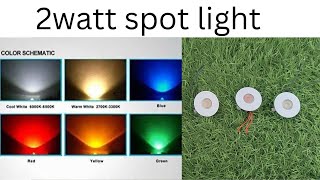 2 Watt Led Spot Light  Made in India spot light  cally spot light spotlight ledlight [upl. by Anjela]