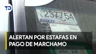 Marchamo 2024 de esta manera estafan a los propietarios de vehículos [upl. by Tildi]