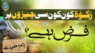 Zakat Ki Sharait  Zakat Kin Cheezon Par Farz Hai  Mufti Shahid Madni [upl. by Leighland]