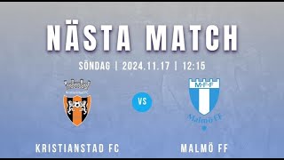 Kristianstad FC p2012  p2013 Malmö FF [upl. by Alad]