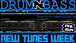 DNB MIX NEW TUNES WEEK  ROLLIN UPBEAT AND BOUNCIN DRUM AND BASS  MIX135  250224 [upl. by Nylareg]