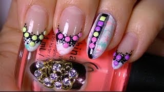 Pretty Studs Wheel Review and Luxury Metal 3D Nail Decorationsbornprettystore com [upl. by Maer577]