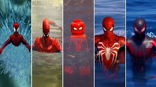 Swimming Evolution in SpiderMan Games [upl. by Marmawke]