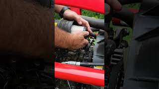 Air Filter Change on a 2023 TYM T264 tractor diy howto [upl. by Chainey226]