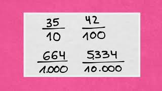 Fracciones decimales para matemáticas de sexto de primaria [upl. by Rabi]