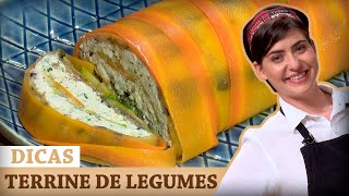 TERRINE DE LEGUMES com Izabel  DICAS MASTERCHEF [upl. by Joeann]