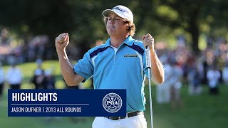 Jason Dufners Wins at Oak Hill  2013 PGA Championship Extended Highlights [upl. by Idyh]