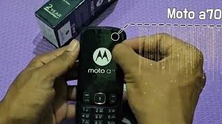 🔥MOTOROLA a70  best keypad phone 2024 ৷ moto a70 unboxing motorola unboxing under2000 [upl. by Natiha]