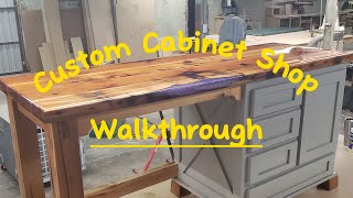 Custom Cabinet Shop walkthrough [upl. by Leahcimluap]