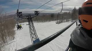 Mount Snow VT  Ego Alley Triple [upl. by Atoel86]