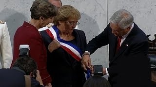 Michelle Bachelet asumió como Presidenta de Chile [upl. by Yruj]