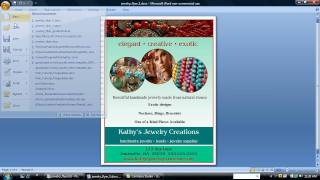 Make a Flyer using Word [upl. by Elad536]