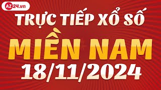 XSMN 18112024  Trực Tiếp Xổ Số Miền Nam Hôm Nay ngày 18 tháng 11  XS Miền Nam  KQXSMN [upl. by Sachsse]