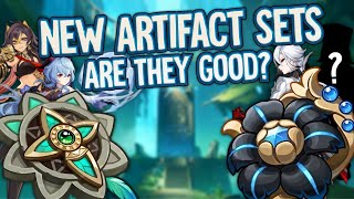 New 46 Artifact Sets – Who can use them Are they good  Genshin Impact 46 [upl. by Nekcerb155]