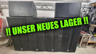 UNSER NEUES LAGER  LBSoundVeranstaltungstechnik  4K 60FPS [upl. by Freytag]