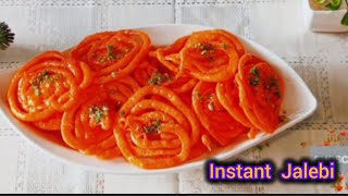 Jalebi Recipe  Make Crispy And Juicy Jalebi In Minutes  Instant Jalebi Recipe [upl. by Weinrich]