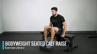 Bodyweight Seated Calf Raise  OPEX Exercise Library [upl. by Yemane]