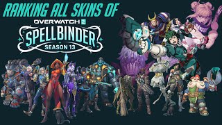 Ranking All Overwatch Spellbinder Season Skins [upl. by Eiznil655]