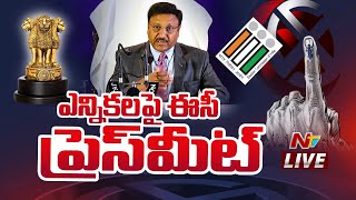 AP Election Schedule Live  Lok Sabha Election Schedule Announcement  EC Press Meet Live  Ntv [upl. by Vincents]