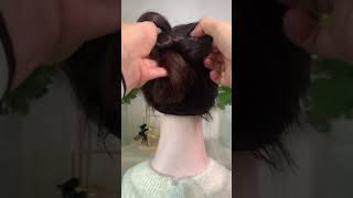 Very unique hairstylehairstyle hair howtostylenaturalhair hairtutorial [upl. by Hutner373]