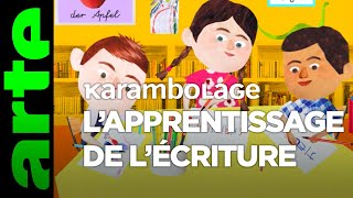 Lapprentissage de lécriture  Karambolage  ARTE [upl. by Yrogreg654]