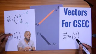 CXC Maths  Vectors the important basic ideas 💡 [upl. by Ennirroc]