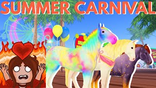 Exploring The NEW SUMMER CARNIVAL EVENT in WILD HORSE ISLANDS on ROBLOX Summer Event 2024 [upl. by Rodolph]