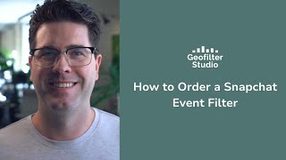 How to Order Snapchat Event Filters [upl. by Shotton]