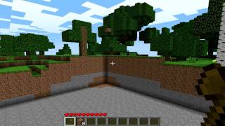 Minecraft Tutorial How to make a large flat surface using SPC not MCEdit [upl. by Eicnan]