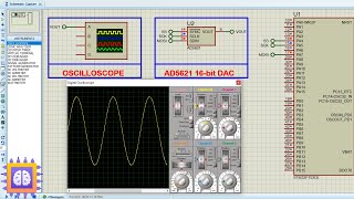 How to Generate a Sinus Wave with STM32 and AD5621 DAC [upl. by Irrak]