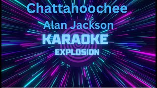 Chattahoochee Short version Alan Jackson Karaoke karaoke [upl. by Tahpos]