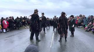 Beltane Border Morris on Beltane  Haytor Dartmoor [upl. by Moraj]