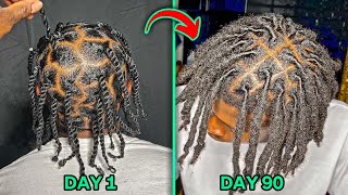 How to Start Dreadlocks With Two Strand Twists [upl. by Ives]