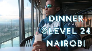 ROOFTOP RESTAURANT 🍕🥘 NAIROBI  LEVEL 24  INTERRACIAL COUPLE 🩷 [upl. by Ajnin]