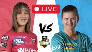 Brisbane Heat W vs Sydney Sixers W  Live WBBL Match  Intense Cricket Showdown [upl. by Millwater378]