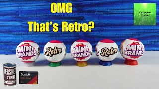 Mini Brands Retro Zuru Blind Capsule Mini Figure Unboxing [upl. by Brookes]