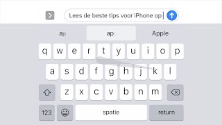 QuickPath veegtoetsenbord gebruiken op iPhone en iPad [upl. by Hakim]