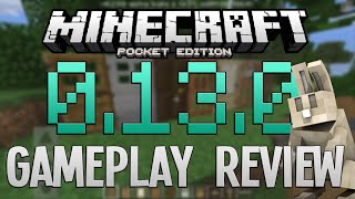 0130 GAMEPLAY amp REVIEW  Minecraft Pocket Edition  BUILD 1 [upl. by Latrice598]