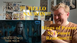 Hello Sauron The Rings of Power Season 2 Teaser Reaction [upl. by Llenra335]