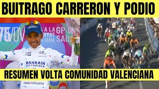 RESUMEN ETAPA 5 VUELTA A LA COMUNIDAD VALENCIANA Santi BUITRAGO TREMENDA CARRERA Y PODIO [upl. by Nered]