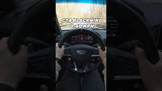 Cadillac CT4V Blackwing 060 MPH Acceleration [upl. by Harleigh414]