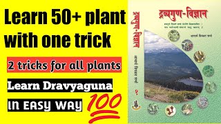 इस तरह से करे सारे प्लांट याद learn plant of द्रव्यगुण विज्ञान with 2 easy tricks easy memonics [upl. by Hallimaj179]