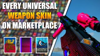 Every Universal WEAPON Skin On R6 Marketplace Y9S1 [upl. by Normalie]