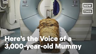 Researchers Recreated Voice of 3000YearOld Egyptian Mummy  NowThis [upl. by Donnie]