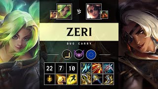 Zeri ADC vs Samira Triple Kill Legendary  EUW Master Patch 1420 [upl. by Merkley243]