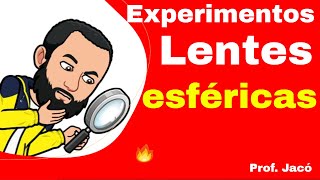 Experimentos  Lentes Esféricas [upl. by Colas]